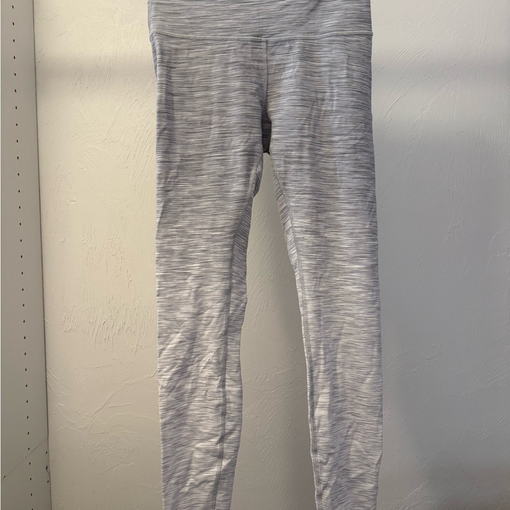 Lululemon Ombre Gray High-Waisted Leggings